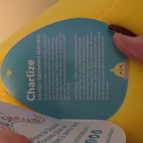 Charlize the Cockatiel 24" Squishmallow - Picture 3 of 3